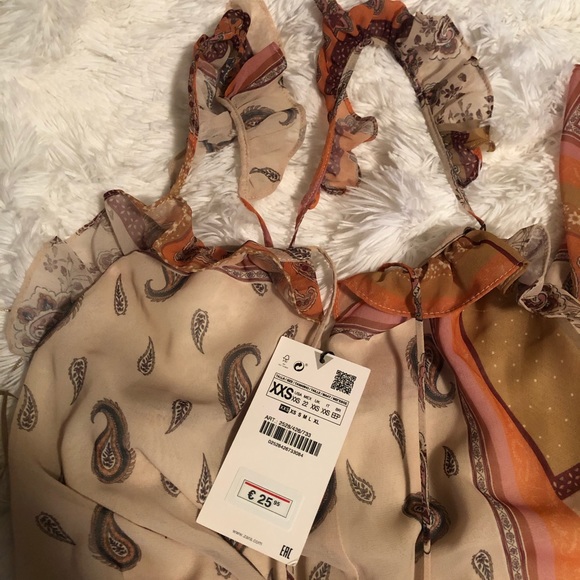BNWT Zara Paisley Print Maxi Dress - Picture 8 of 9